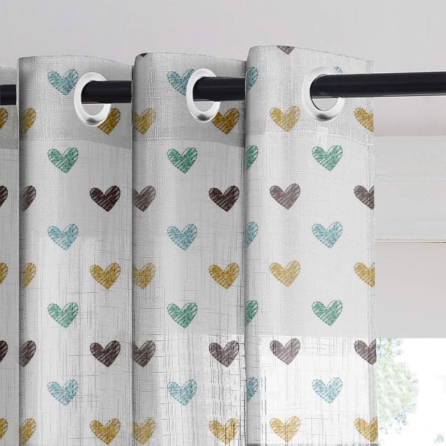Pastel Love Sheer Curtain