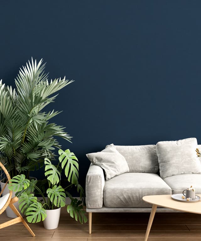 Deep Blue Velvet Texture Wallpaper
