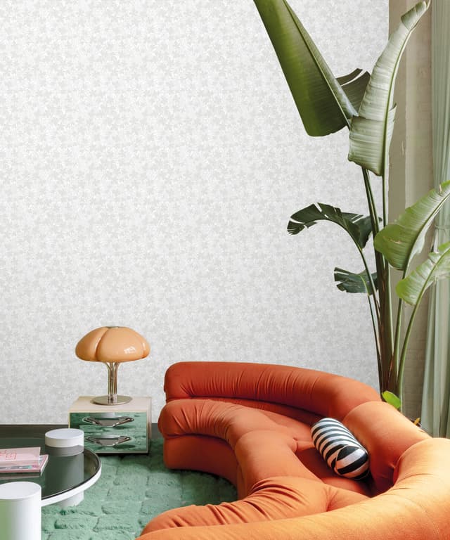 Soft Mist Botanical Harmony Wallpaper