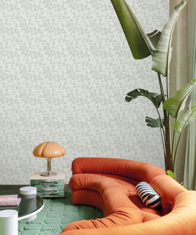 Sage Green Botanical Bliss Wallpaper