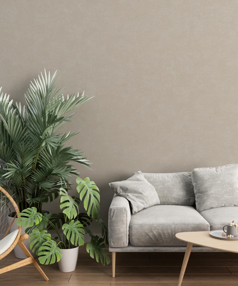 Warm Ivory Textured Wallpaper