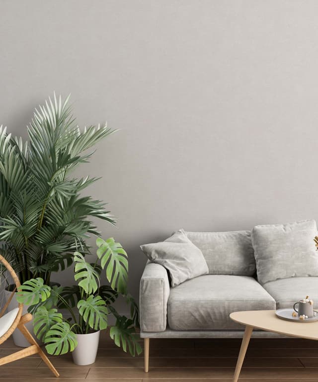 Soft Dove Gray Stucco Wallpaper