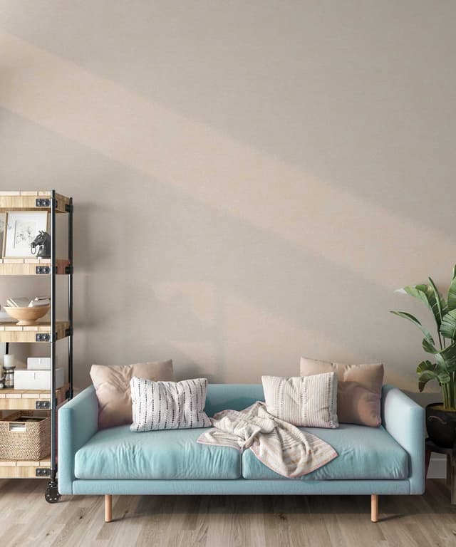 Peach Cream Stucco Wallpaper
