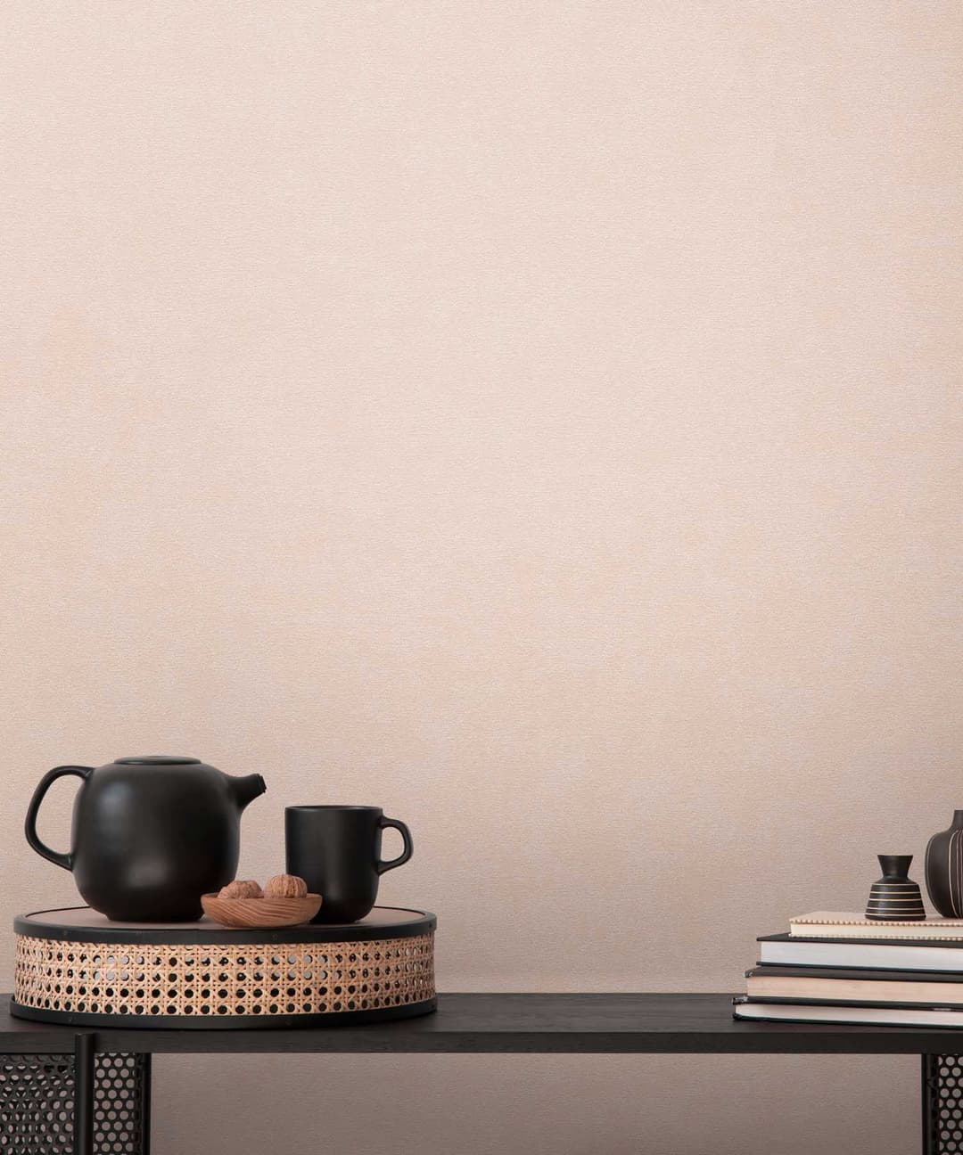 Blush Beige Stucco Wallpaper
