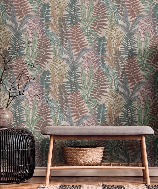 Earthy Fern Whisper Wallpaper