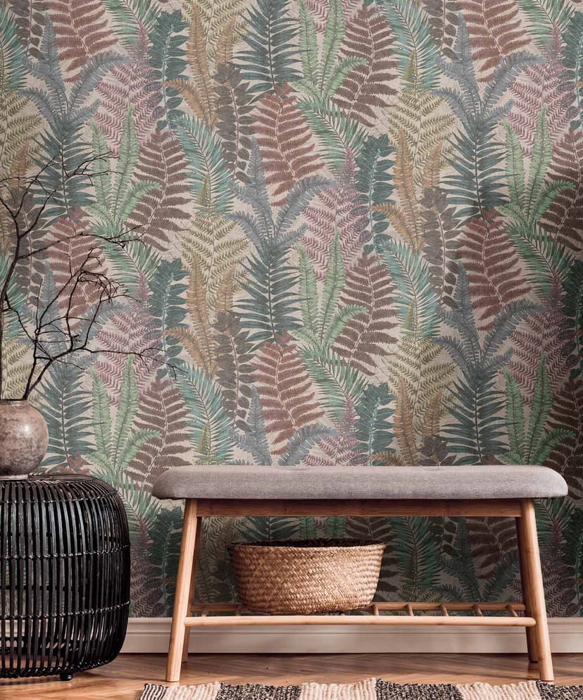 Earthy Fern Whisper Wallpaper