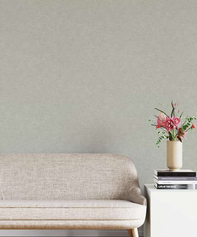 Sage Linen Wallpaper