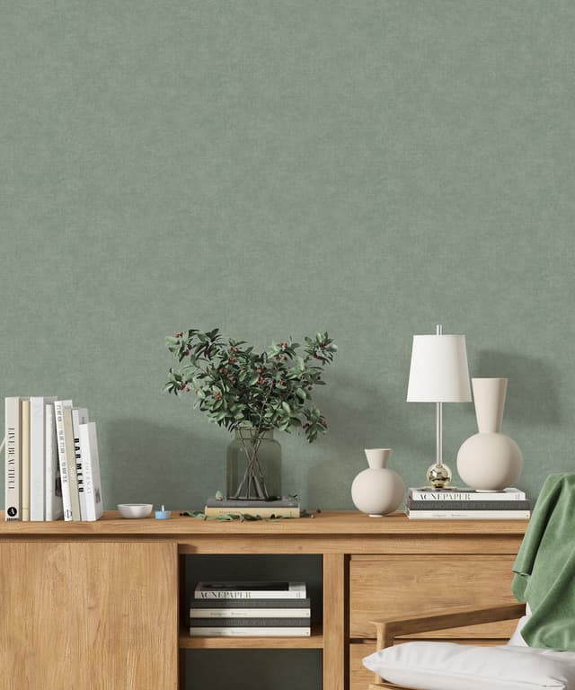 Mint Linen Wallpaper
