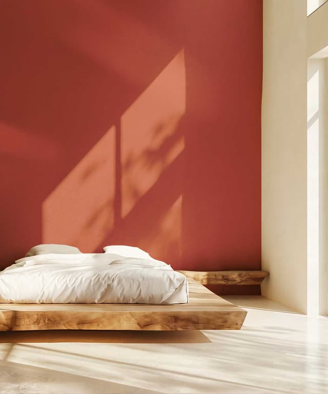 Terracotta Ember Matte Wallpaper
