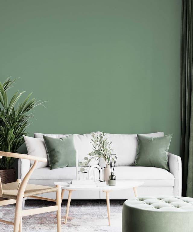 Mist Green Matte Wallpaper
