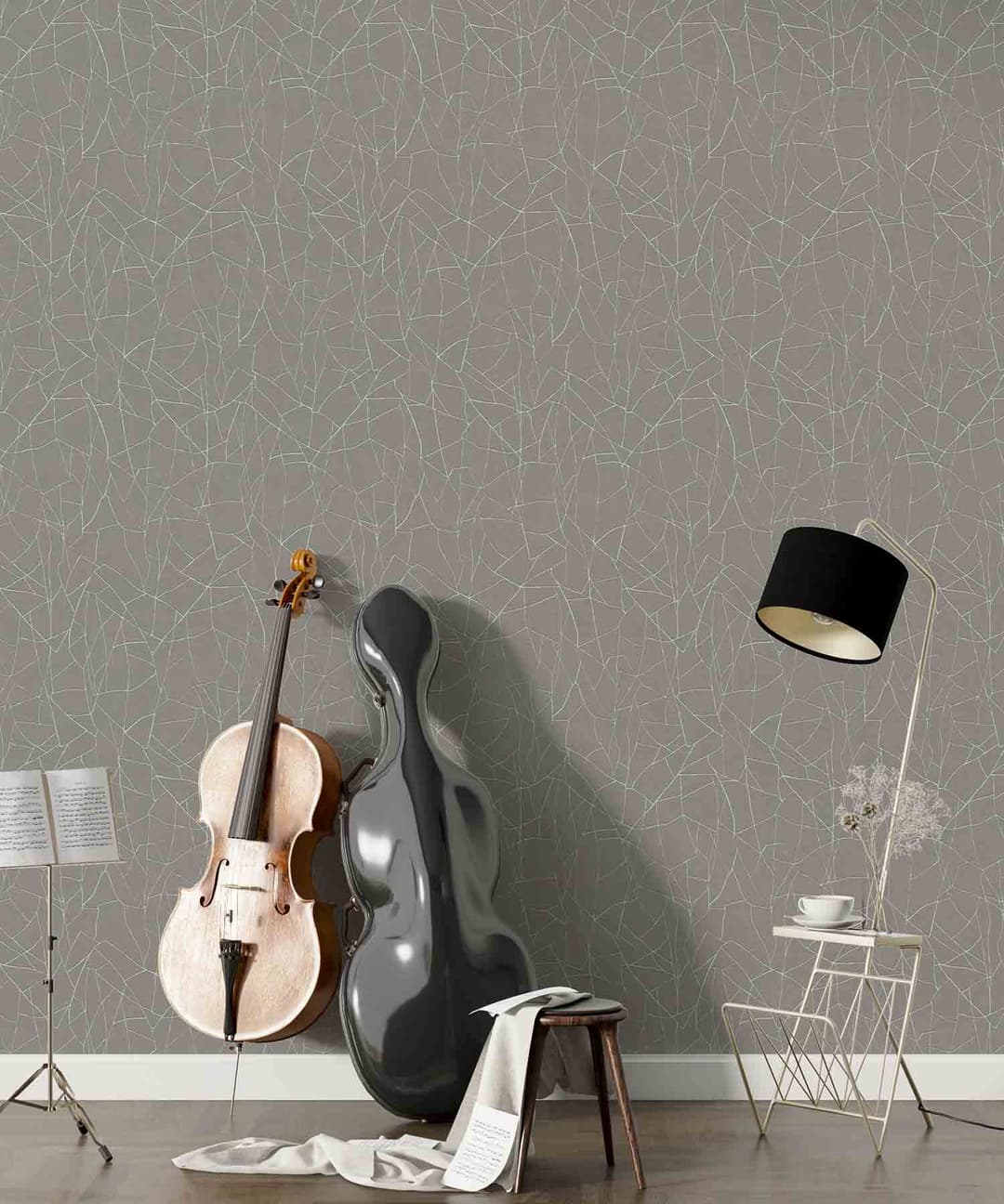 Fractured Slate Texture Wallpaper