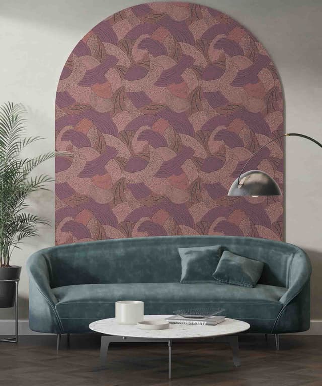 Mosaic Wave Wallpaper
