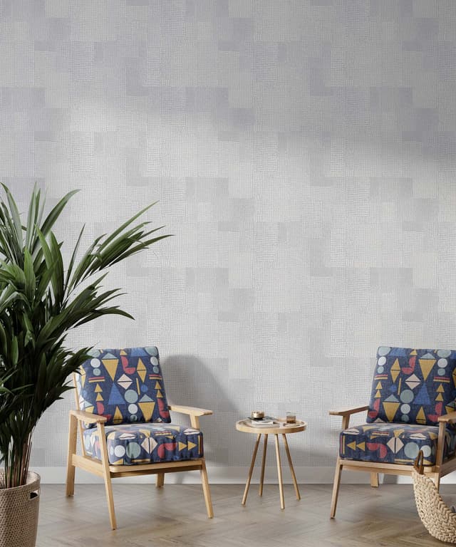 Cool Grey Grid Wallpaper