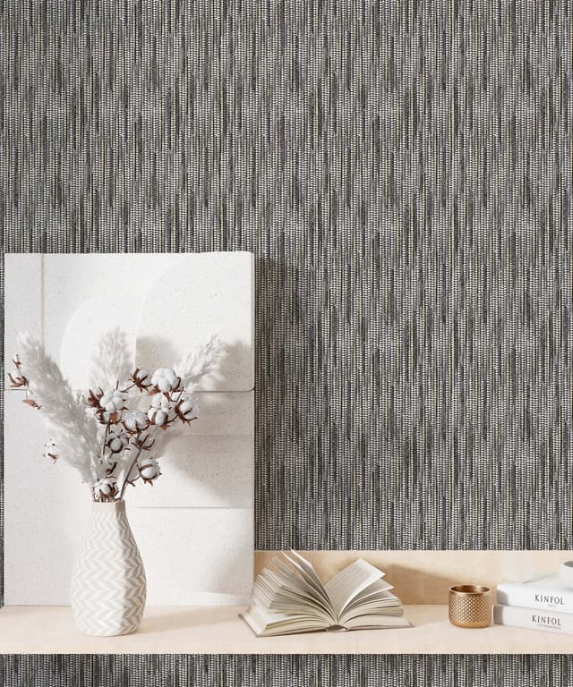 Urban Stripe Grey Wallpaper