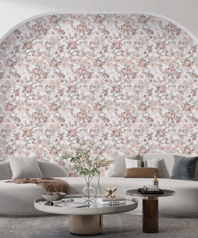 Blush Bloom Vibe Wallpaper