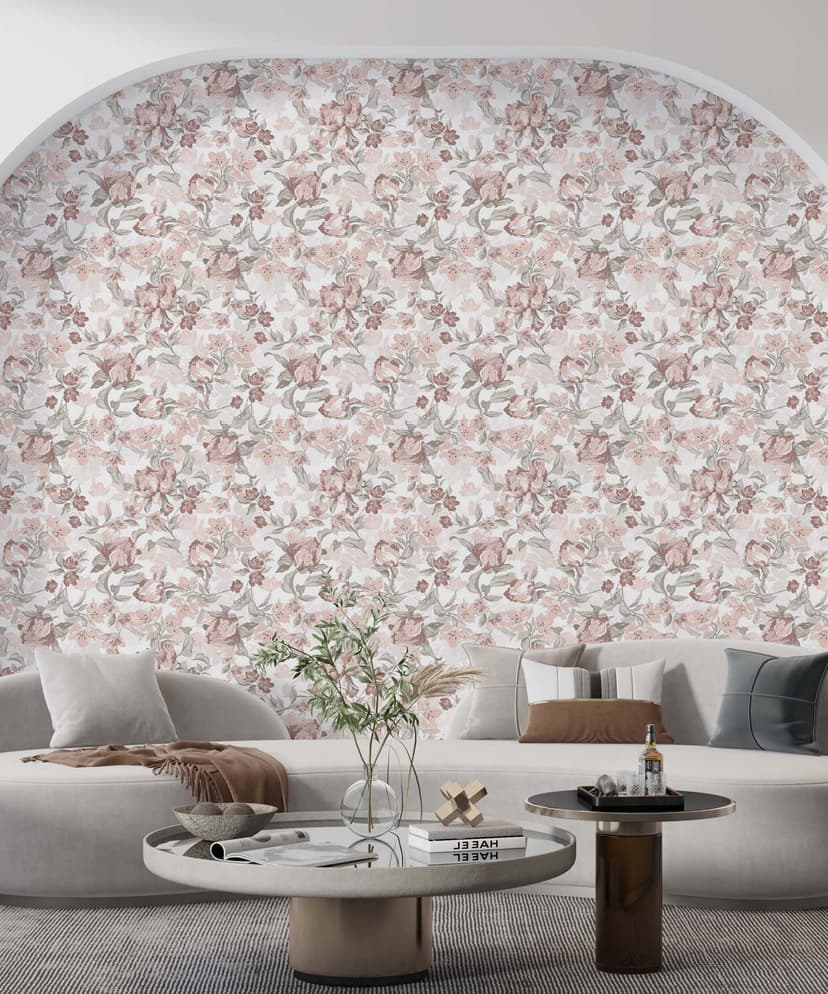 Blush Bloom Vibe Wallpaper