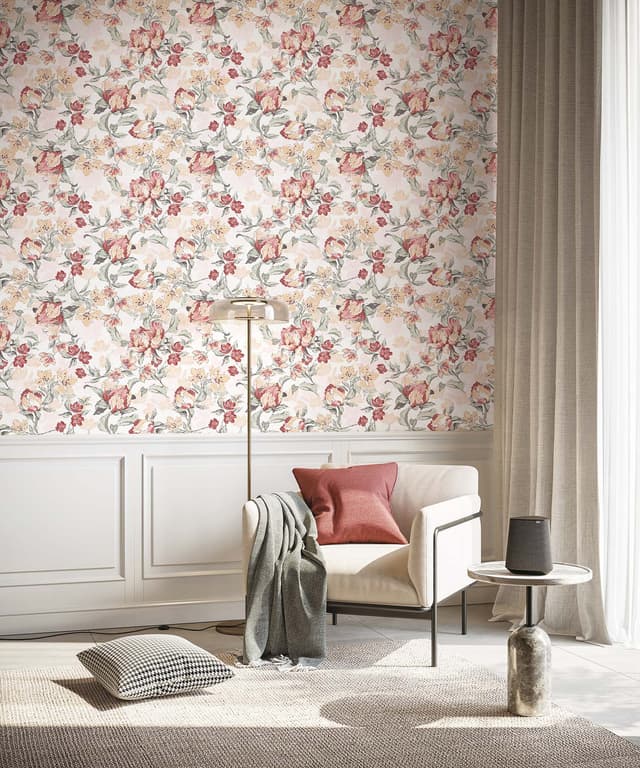 Peach Garden Wallpaper