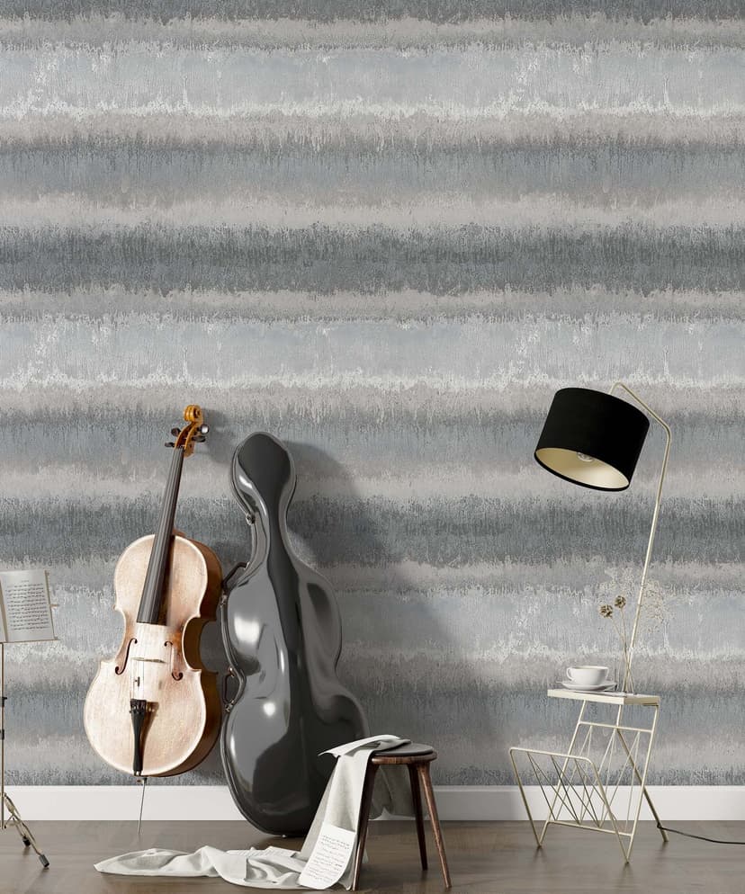 Cool Water Stripes Wallpaper