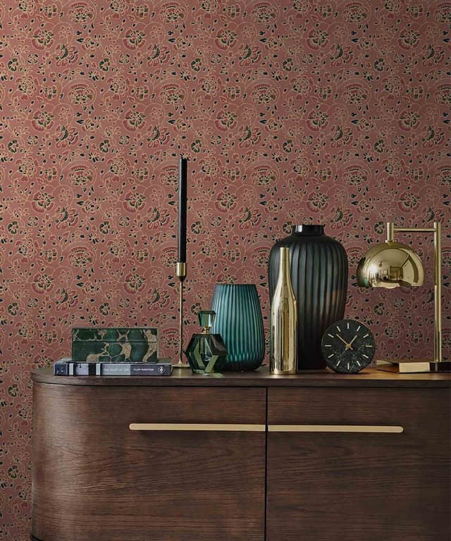 Gulrang Pink Bloom Wallpaper