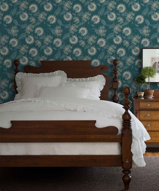 Teal Tales of Buta Wallpaper