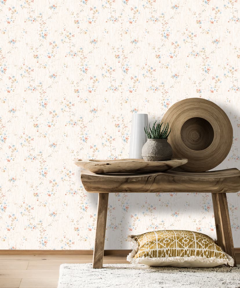 Spring Meadow Beige Wallpaper