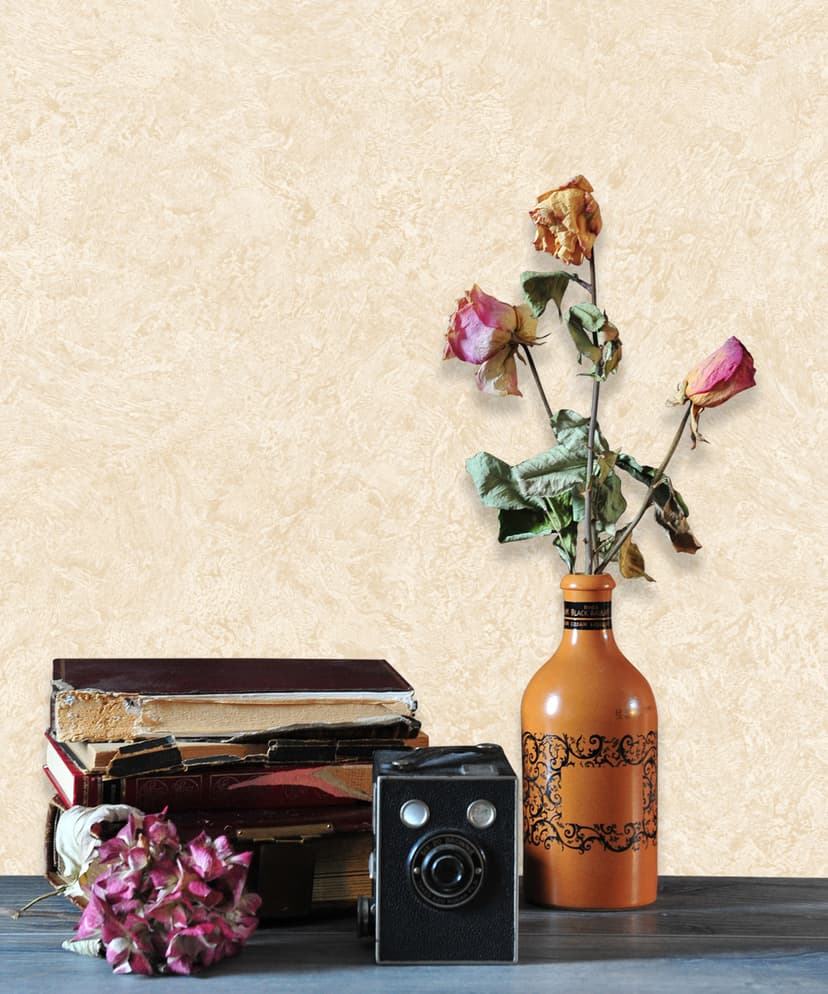 Plaster Beige Texture Wallpaper