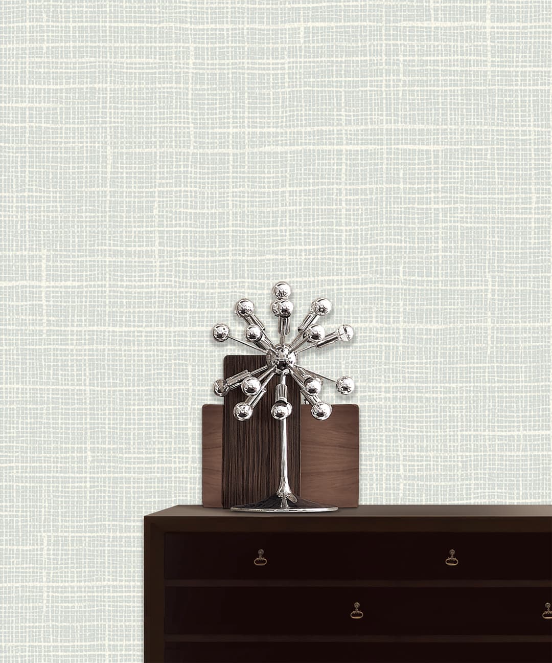 Grid Texture Light Blue Wallpaper