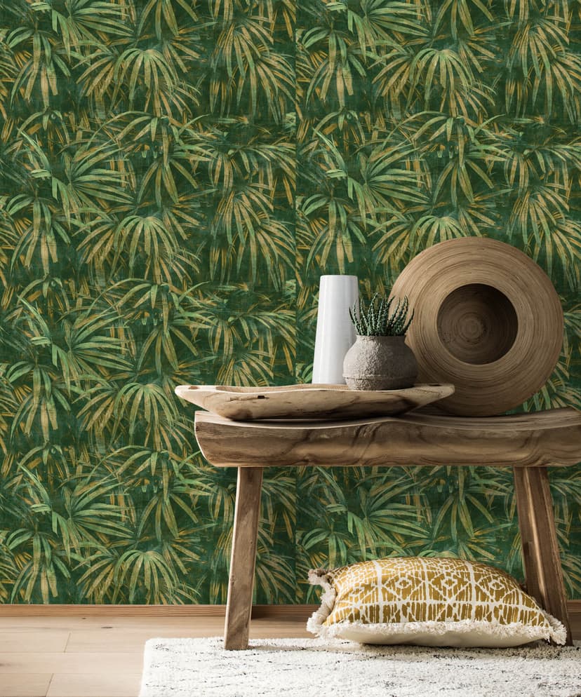 Sand Palm Veil Wallpaper