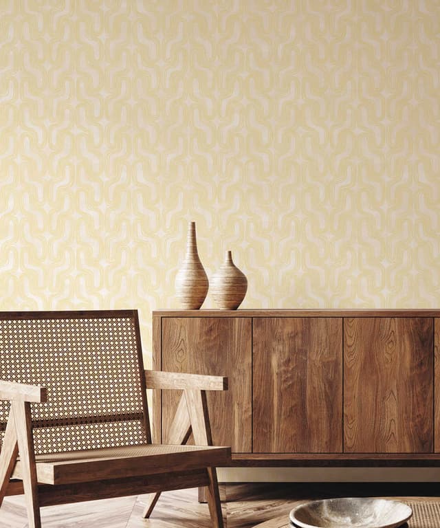 Sunbeam Wave Line Wallpaper