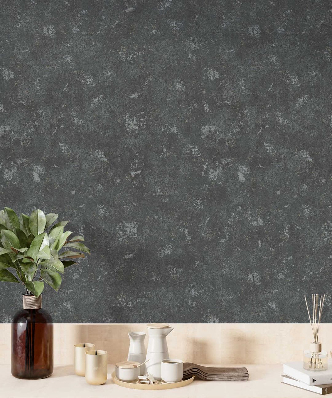 Charcoal Shell Wallpaper