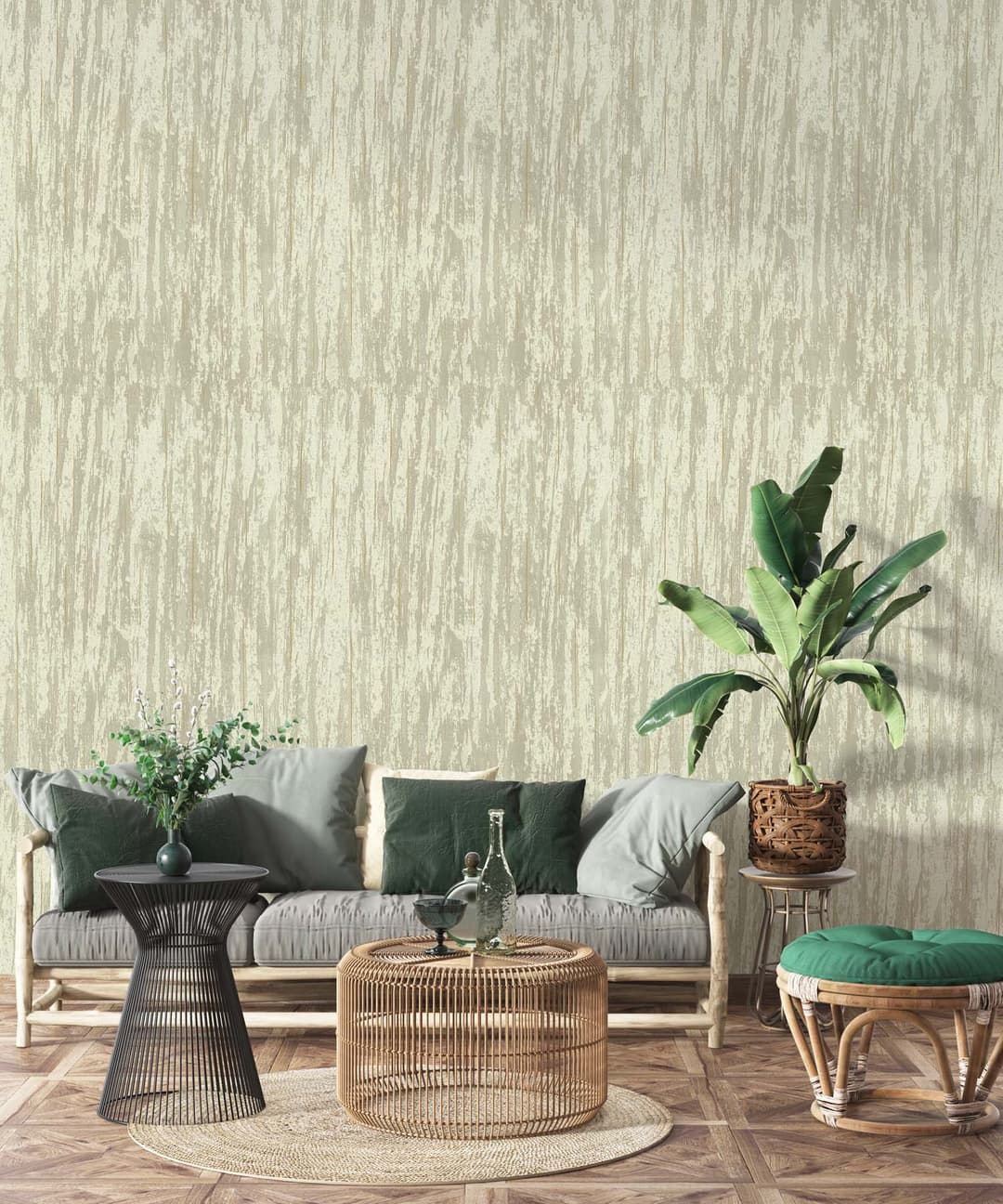 Beige Flow Wallpaper