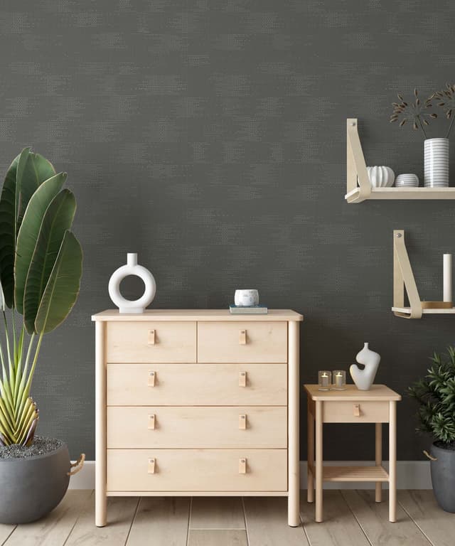 Charcoal Grid Wallpaper