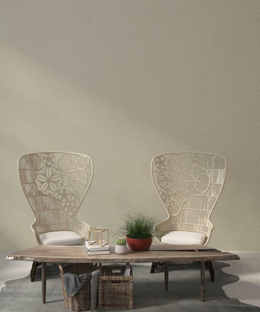 Beige Stone Wallpaper