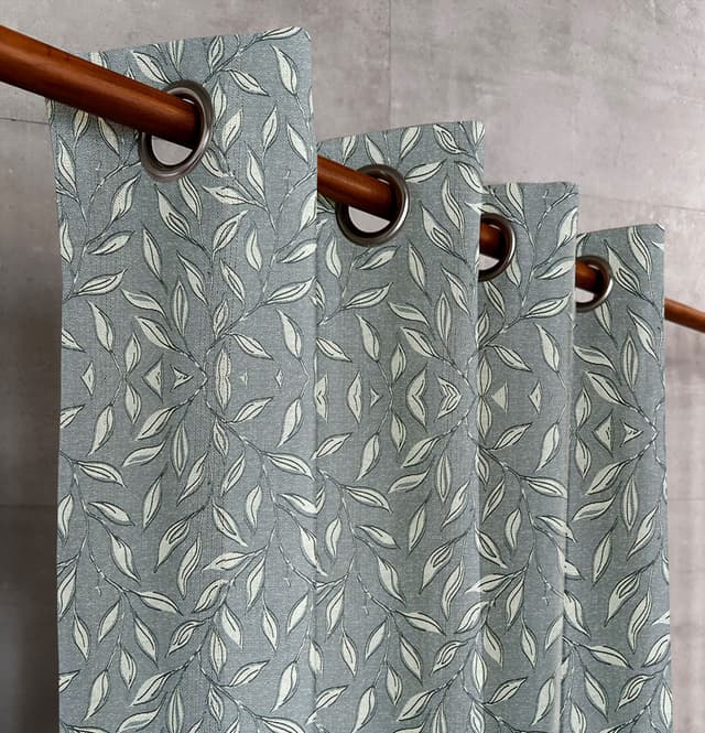 Azure Vine Drapes