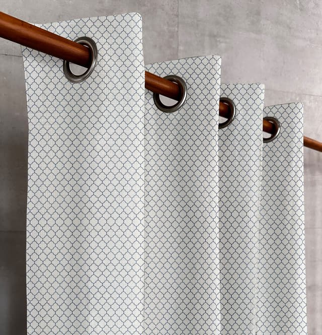 Midnight Lattice Glow Curtain