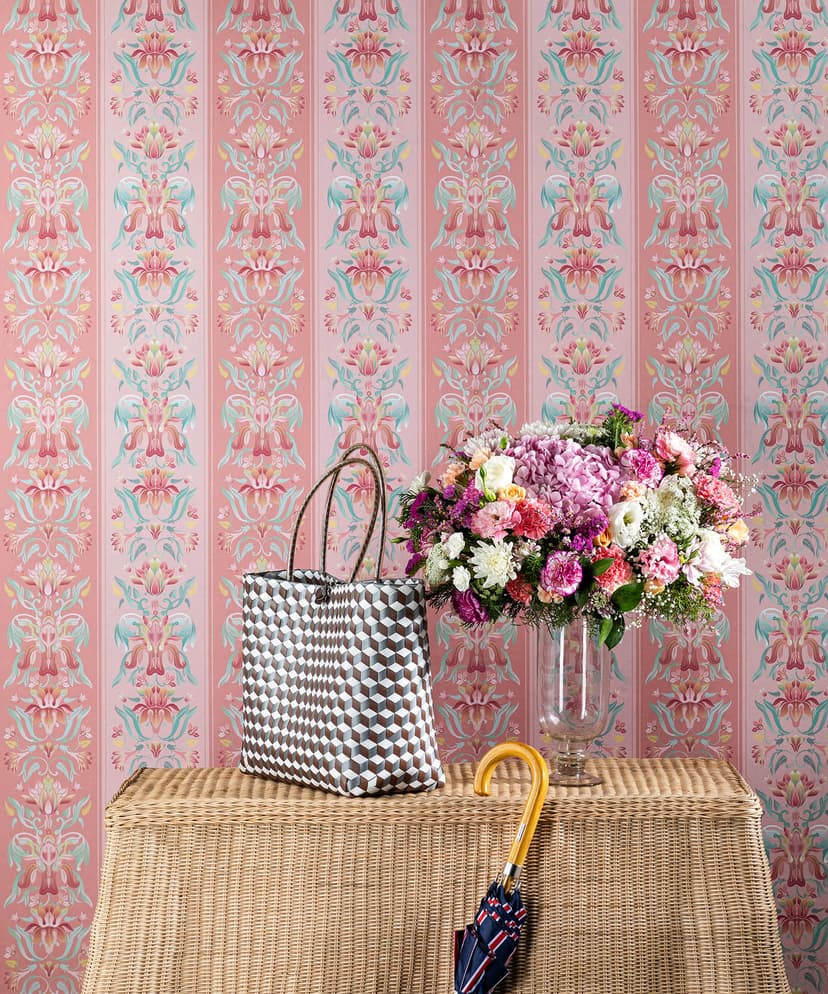 Mughal Rose Wallpaper