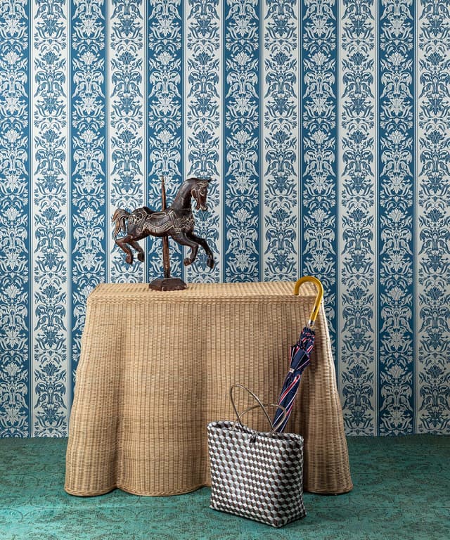 Mughal Indigo Wallpaper