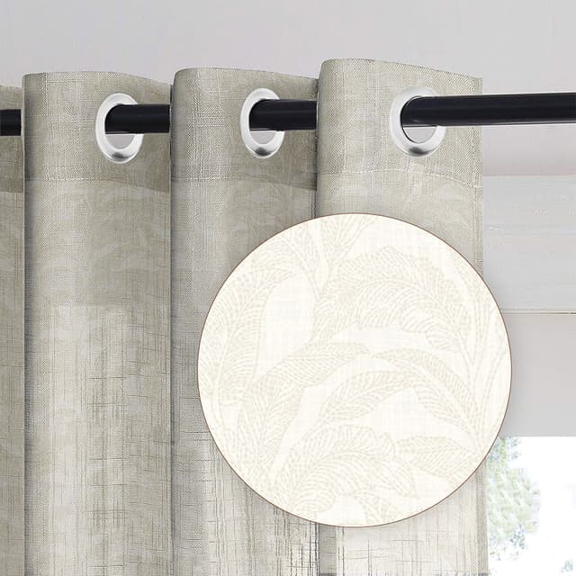 Leaf Whisper Sheer Curtain