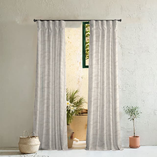 Elegant Wave Textured Curtain