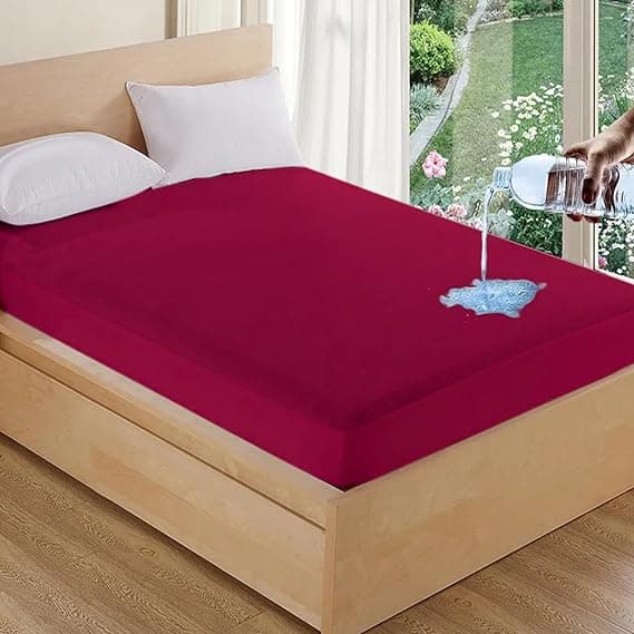 Red Mattress Protector