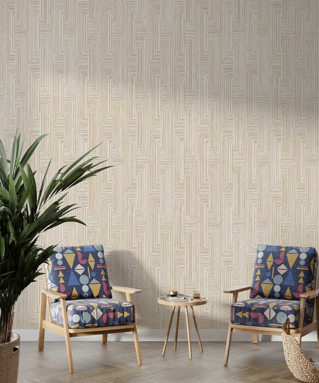 Textured Chevron Lines Wallpaper