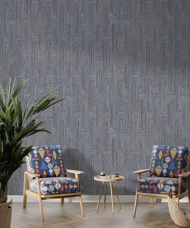 Subtle Chevron Weave Wallpaper