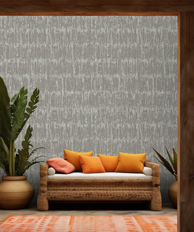 Textured Vertical Waves Wallpaper