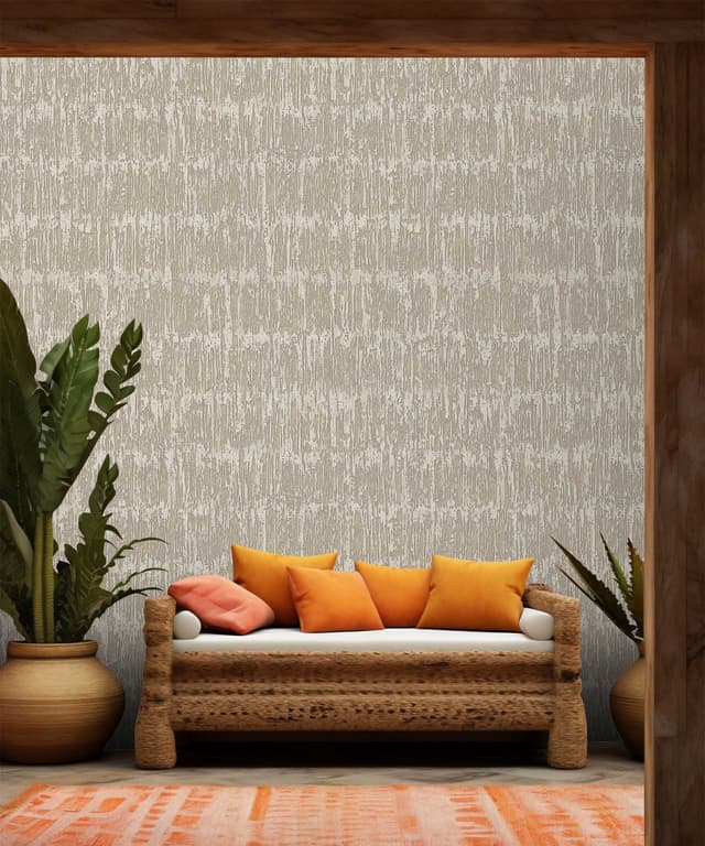 Brushed Art Effect Wallpaper