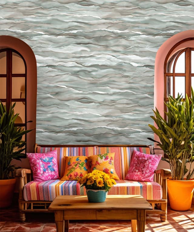 Organic Ripple Effect Wallpaper
