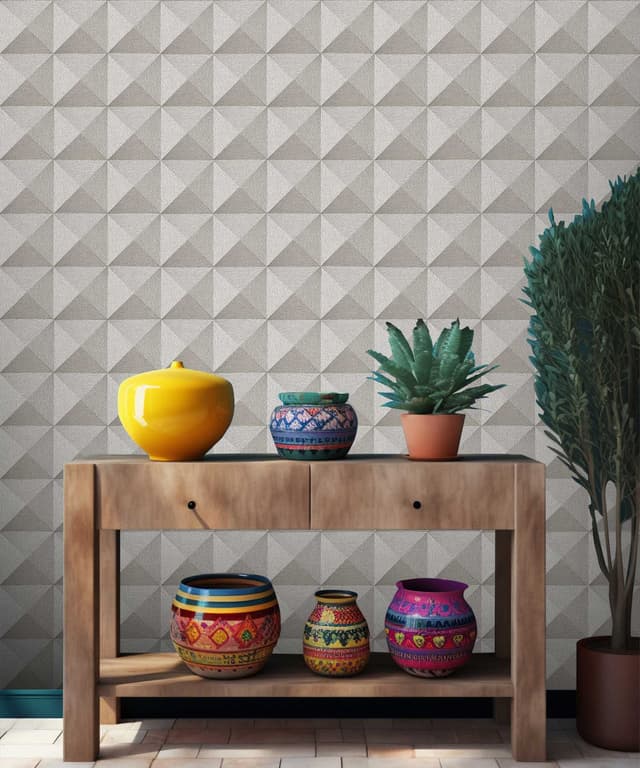 Pyramid Mosaic Wallpaper