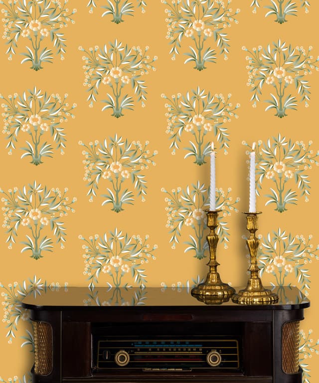 Tanjore Bloom Wallpaper