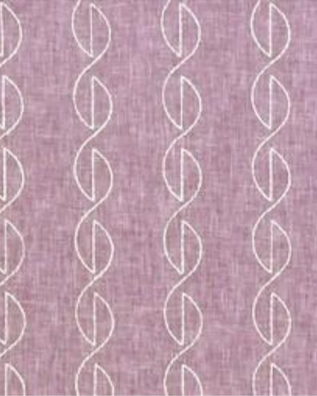 Lilac Bliss Embroidery Drapes