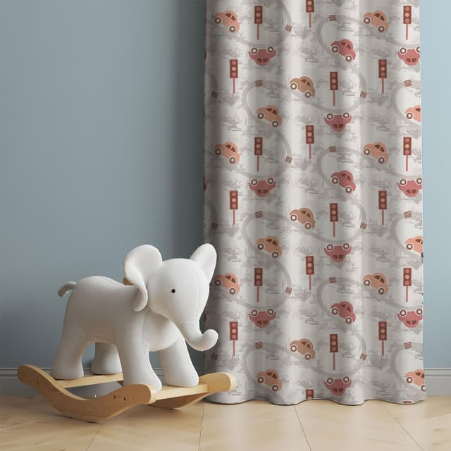 City Drive Cotton Curtain