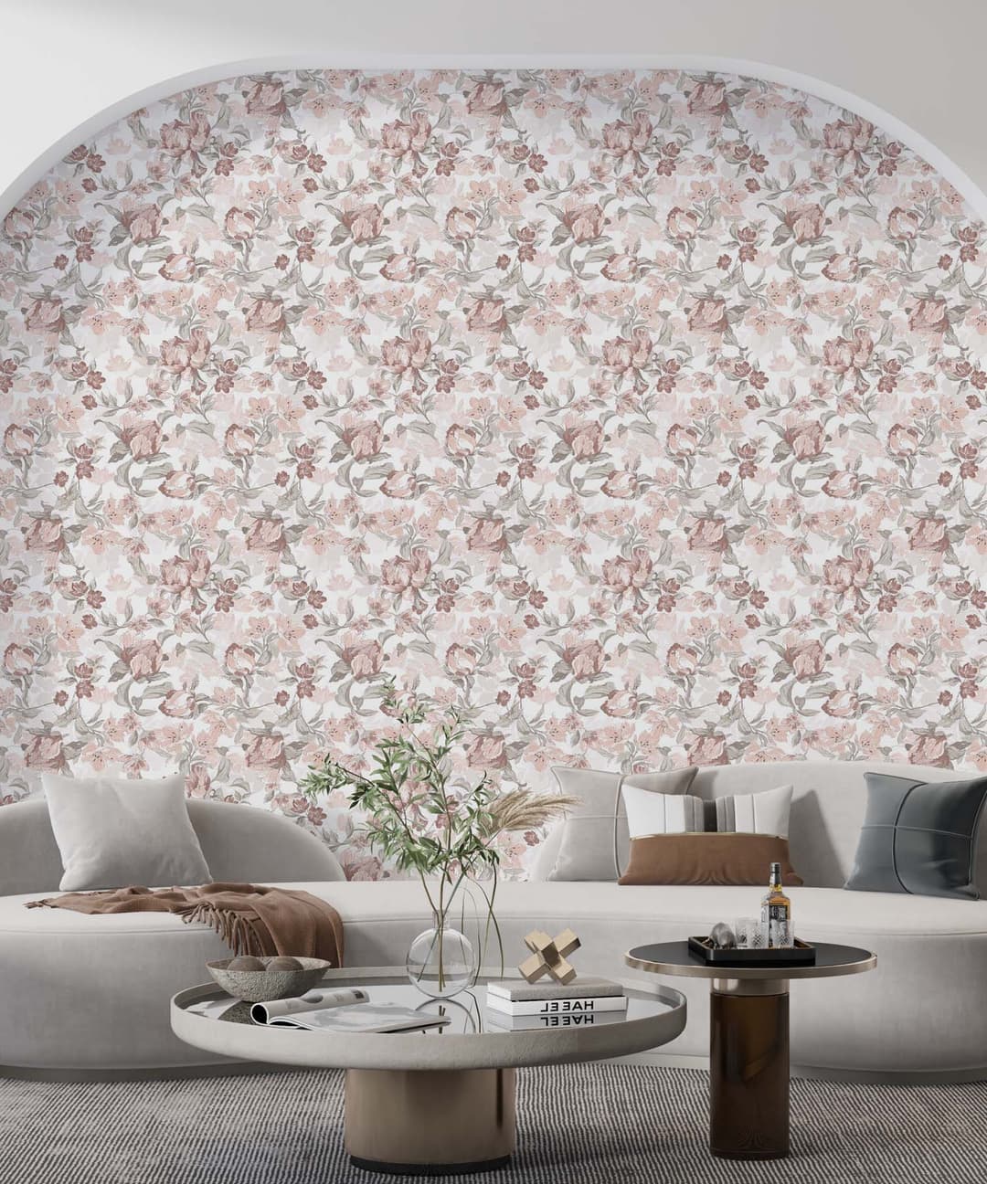 Blush Bloom Vibe Wallpaper